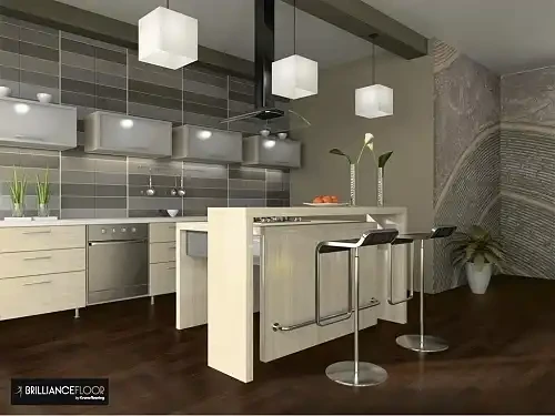 Tamne nijanse višeslojnog Tarkett parketa - Sekvoja Podovi